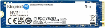 1Tb Kingston NV3 SSD, M.2, 2280, 1000 Гб, PCI-E 4.0 x4, NVMe,  6000 МБ/сек,  4000 МБ/сек