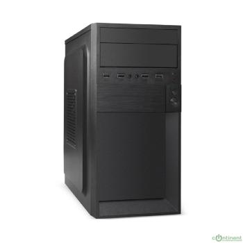 Exegate EX291139RUS Корпус Minitower ExeGate BAA-105-01 (mATX, без БП, 2*USB, аудио, черный)