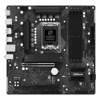 ASRock B760M PG LIGHTNING mATX, сокет LGA 1700, чипсет Intel B760, 4xDDR5, PCI-E 5.0, 4xM.2, сеть: 2.5 Гб/с, HDMI, DisplayPort