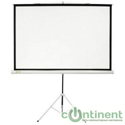 Экран Cactus Triscreen CS-PST-150X150 150х150 см 1:1, напольный белый