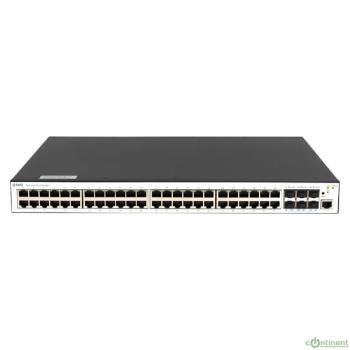 SNR SNR-S5311G-48TX-POE-2AC Управляемый PoE коммутатор уровня 2+, 48 портов 10/100/1000Base-T, 6 портов 1/10G SFP+, бюджет PoE 380/760 Вт в зависимости от кол-ва установленных блоков питания
