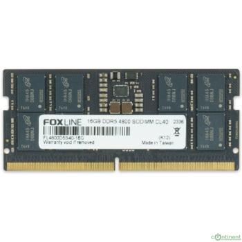 Foxline DDR5 SODIMM 16GB 4800  CL 40 FL4800D5S40-16G