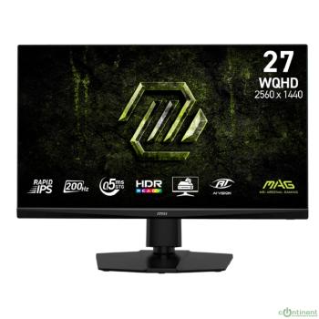 MSI MAG 27" 272QPF E20 Black {IPS 2560x1440 200Hz 0.5ms 300cd 2xHDMI DisplayPort HAS Pivot Vesa}