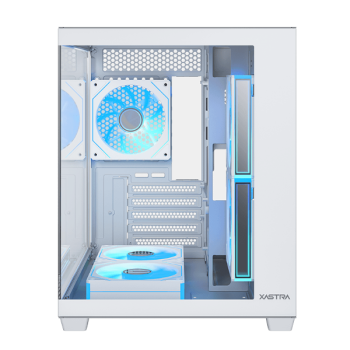 Корпус XASTRA QW400M 5ARGB-C6-AC White (QW400M-5FM12A-C6-AC-WH)