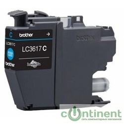 Brother LC-3617C Картридж, Cyan MFCJ3530/3930, Cyan, (550стр)(LC3617C)
