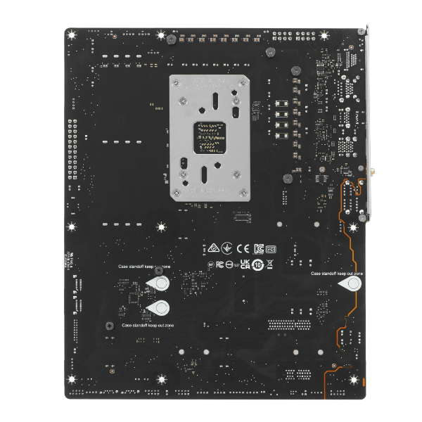 MSI MPG B650 EDGE WIFI ATX, Socket AM5, чипсет AMD B650, 4xDDR5, 2xPCI-E 4.0, 3xM.2, Type-C,сеть: 2.5 Гбит/с, Wi-Fi, Bluetooth, HDMI, DisplayPort, подсветка