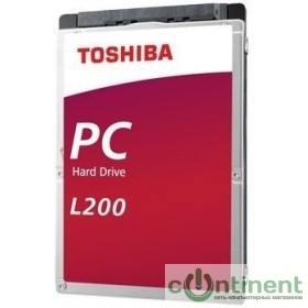 1TB Toshiba L200 Slim (HDWL110UZSVA/HDKCB88ZKA01T) {SATA-III, 5400RPM, 128MB, 2.5", 7mm}