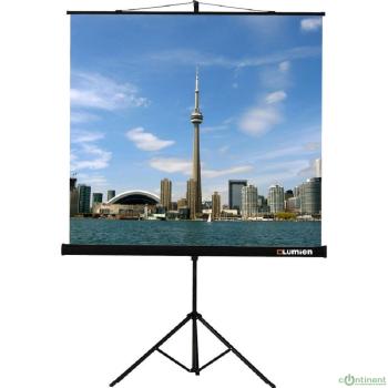 Lumien Eco View LEV-100107 Экран на штативе 180х180см (раб.область 174х174см) MW с возможностью настенного крепления 1:1