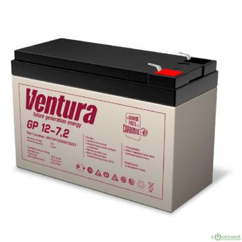 АКБ Ventura GP 12-7,2 12V/7,2Ah {S63 (F2), ДхШхВ 151х65х100мм, масса 2.1 кг, срок службы 6-9 лет}