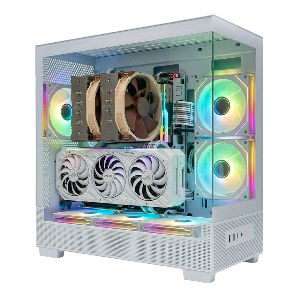 Корпус XASTRA Q500M 6ARGB-C10-UC White / Q500M-6FM12A-C10-UC-WH