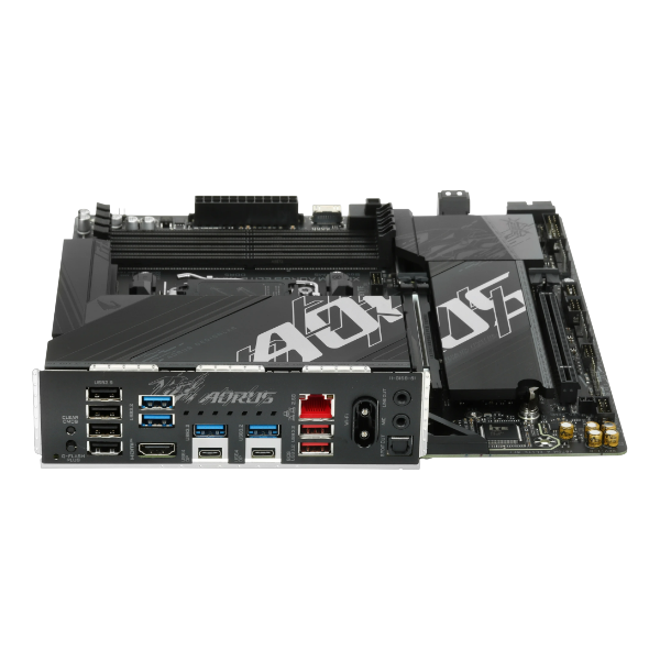 Gigabyte X870M AORUS ELITE WIFI7 mATX, Socket AM5, чипсет AMD X870, 4xDDR5, PCI-E 5.0, PCI-E 4.0, 2xM.2, Type-C,сеть: 2.5 Гбит/с, Wi-Fi, Bluetooth, HDMI, подсветка