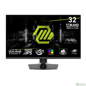 MSI MPG 31.5" 322URDF E16 черный {IPS 3840x2160 160Hz-320Hz 0.5ms 400cd 2xHDMI DisplayPort 2xUSB Tilt Swiv HAS Pivot Internal Vesa} [9S6-3DD89T-012]