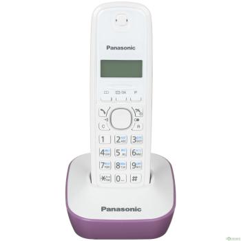 Panasonic KX-TG1611RUF (сиреневый) {АОН, Caller ID,12 мелодий звонка,подсветка дисплея,поиск трубки}