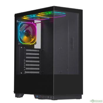 Defender Корпус компьютерный HyperHub черный,ATX,3fans,switchM/BSync