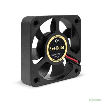Exegate EX295199RUS Вентилятор 5В DC ExeGate EX05010S2P-5 (50x50x10 мм, Sleeve bearing (подшипник скольжения), 2pin, 5500RPM, 27dBA)