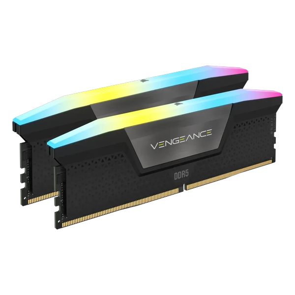 Модуль памяти DDR5 32Gb (2x16Gb) 6400MHz Corsair Vengeance RGb CMH32GX5M2B6400C32