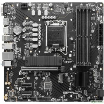 MSI PRO B760M-P {LGA1700, 4xDDR5, 1PCI-Ex16, 2PCI-Ex1,2M.2,4SATA3,1USB3.2 Gen2}
