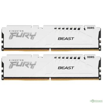 Kingston DDR5 DIMM 64Gb 2x32GB 6000MHz KF560C36BWEK2-64 Fury Beast RTL Gaming PC5-48000 CL36 288-pin 1.35В dual rank с радиатором Ret