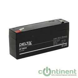 Delta DT 6033 (3,3 А\ч, 6В) свинцово- кислотный аккумулятор