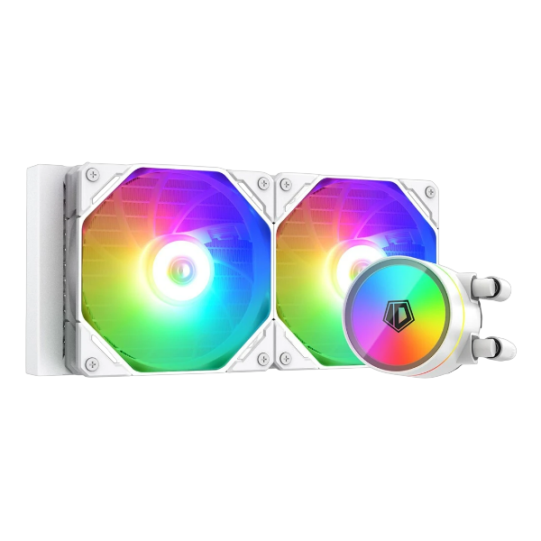 СЖО ID-COOLING ZOOMFLOW 240 XT V2 WHITE, TDP 250 Вт, 2x120mm