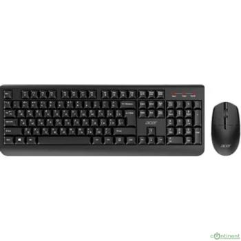 Acer OCC401 [ZL.ACCCC.016] Комплект (клавиатура + мышь)  клав-ра:черный мышь:черный USB Multimedia беспроводной